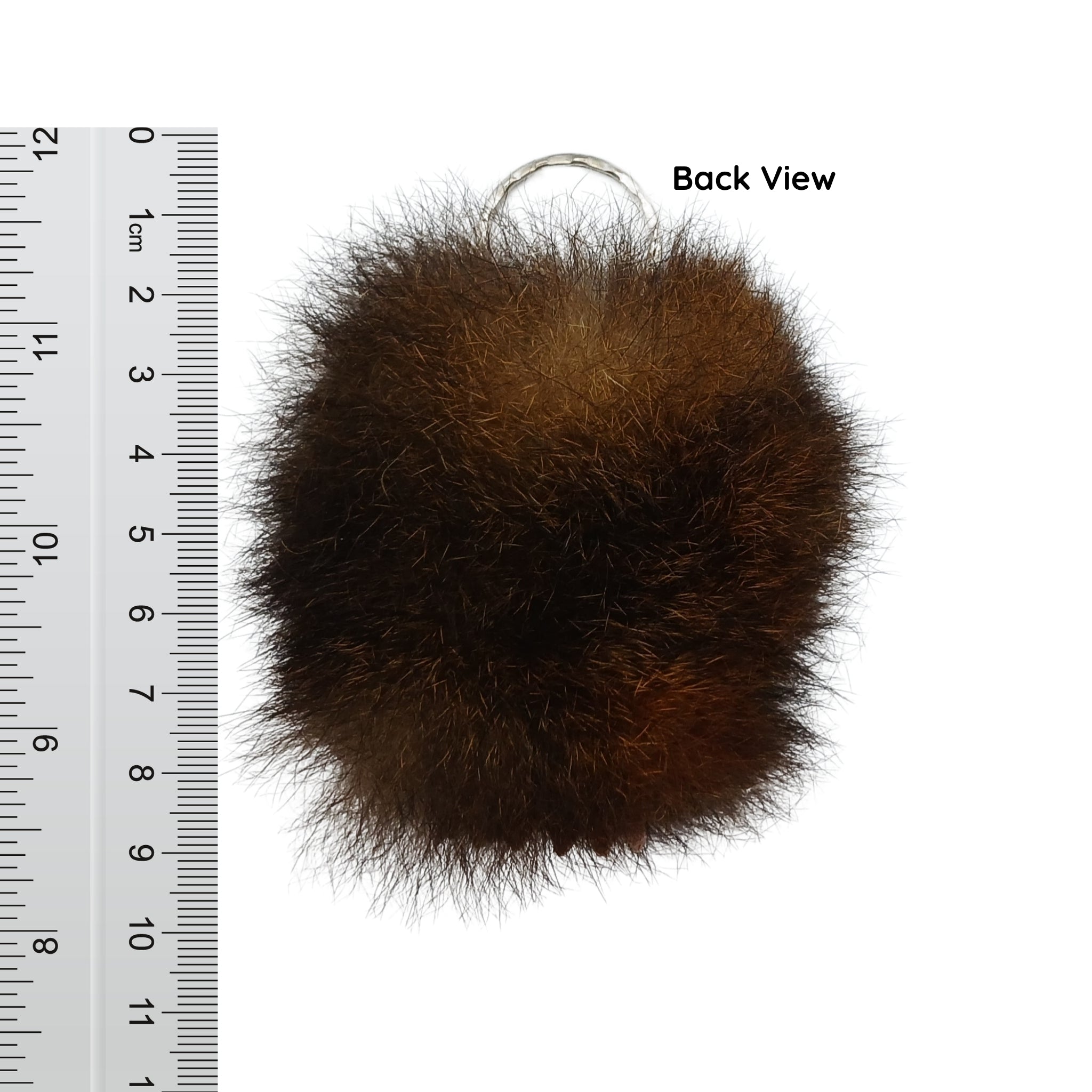 Possum fur Kiwi Keychain